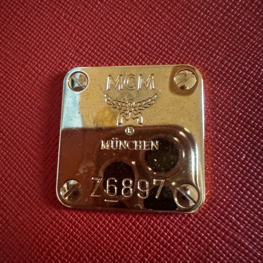 MCM Leather Satchel/ Crossbody Bag - Picture 6 of 16